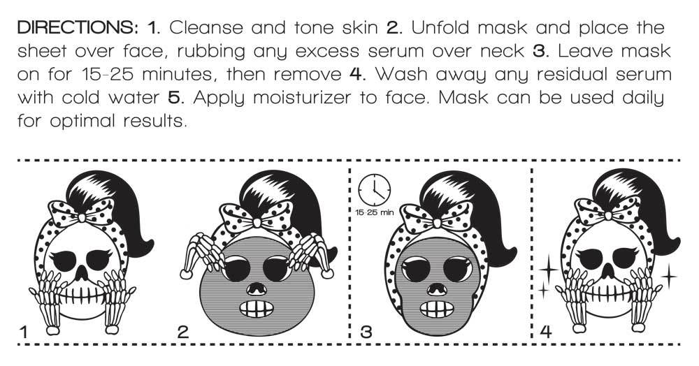 Face Mask Set of 6 Sheets