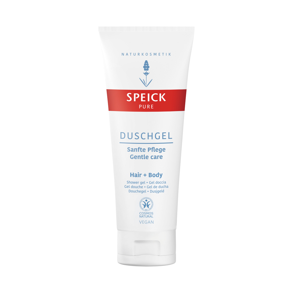 Speick Pure Hair and Body Wash 200ml — white tube