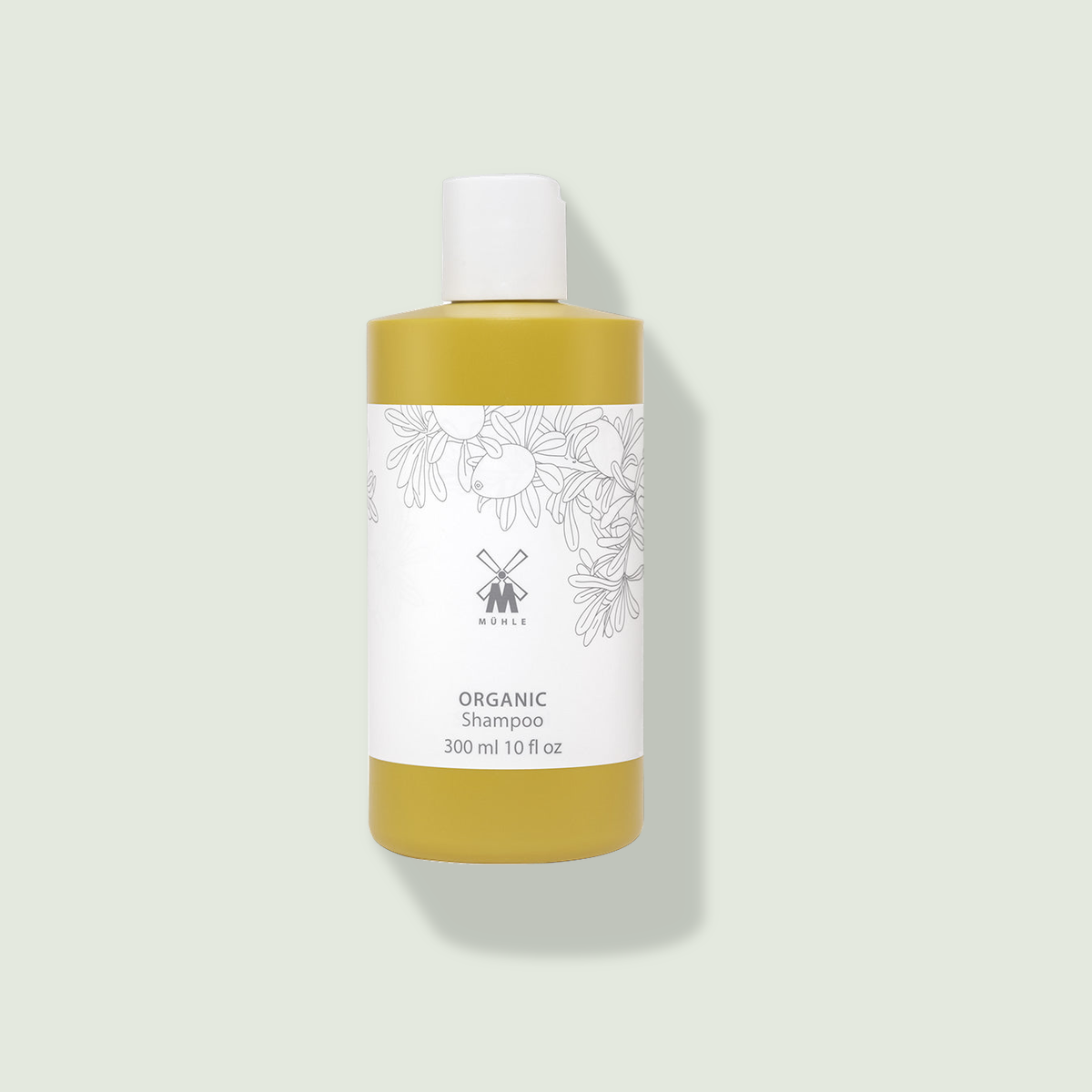 muhle organic shampoo uz salvijas fona