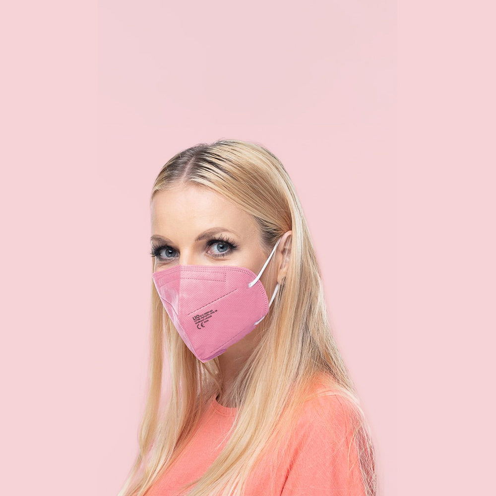 Single Use FFP2 NR Mask EN 149 Pink