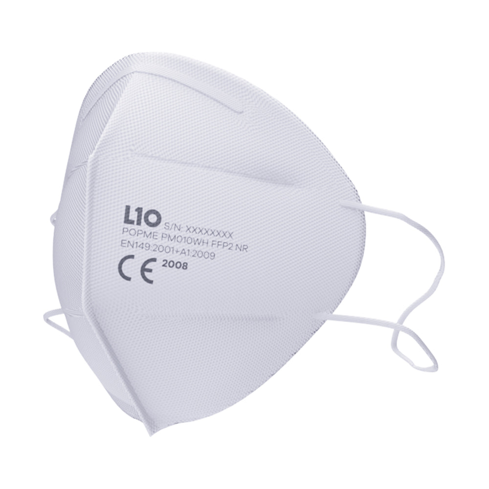 Single Use FFP2 NR Mask EN 149 White