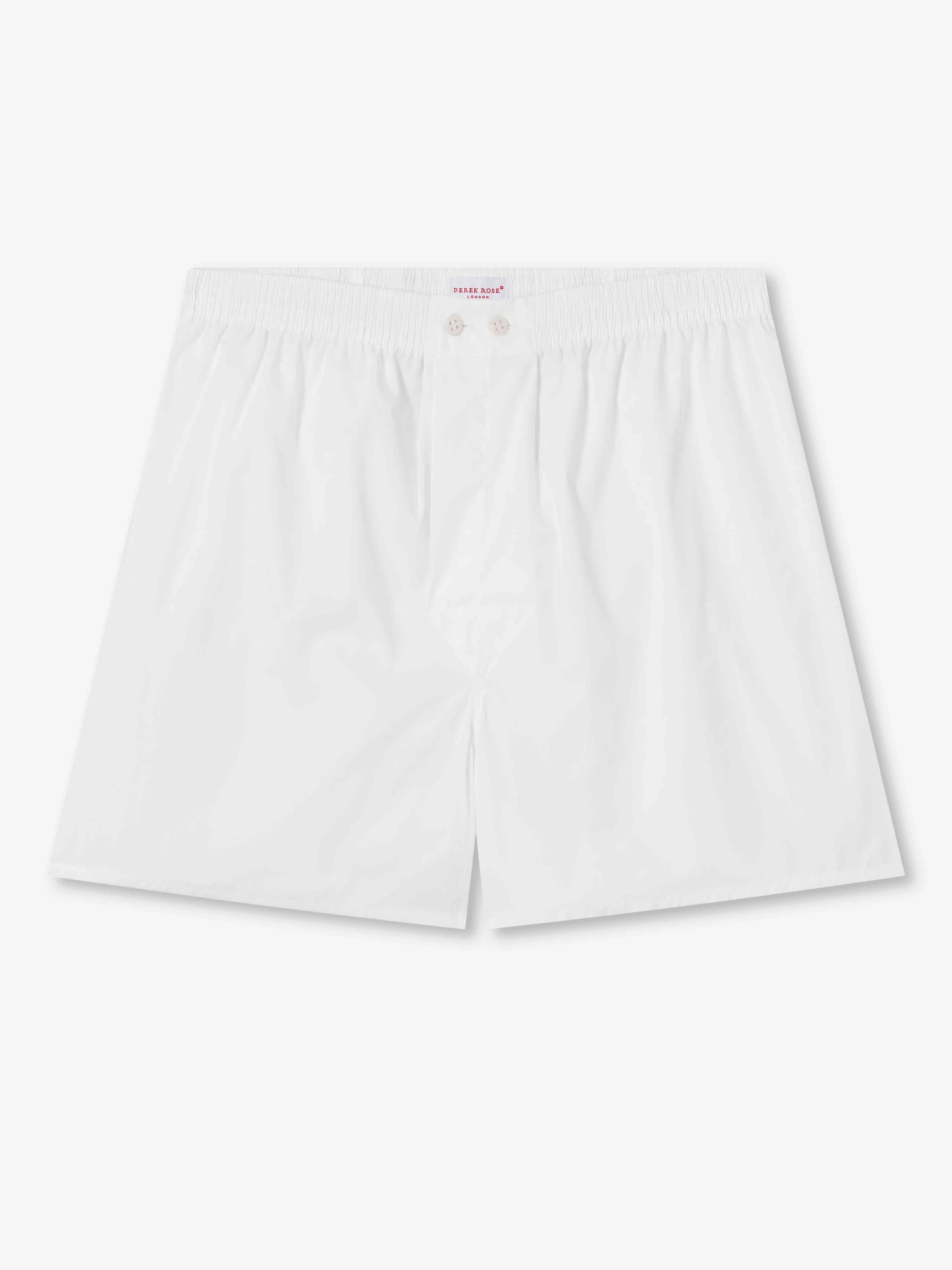 Men's Classic Fit Boxers Savoy Cotton White