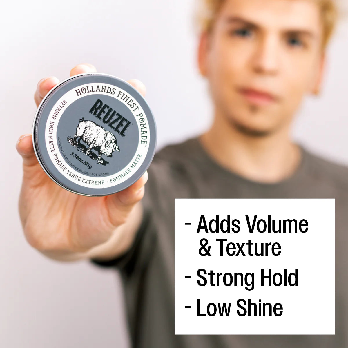 Extreme Hold Matte Pomade 95gr (New package design)