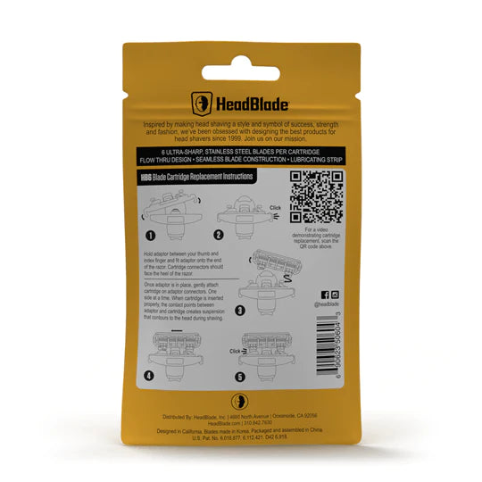 Blade Cartridge Refills HB6 4 cartridges