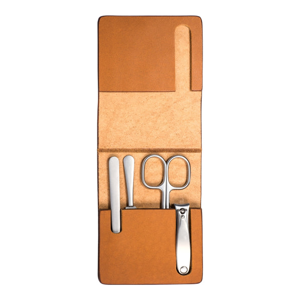 Manicure Set with Cowhide Case MCS 1