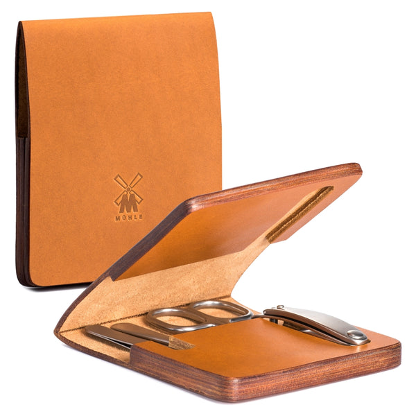Manicure Set with Cowhide Case MCS 1