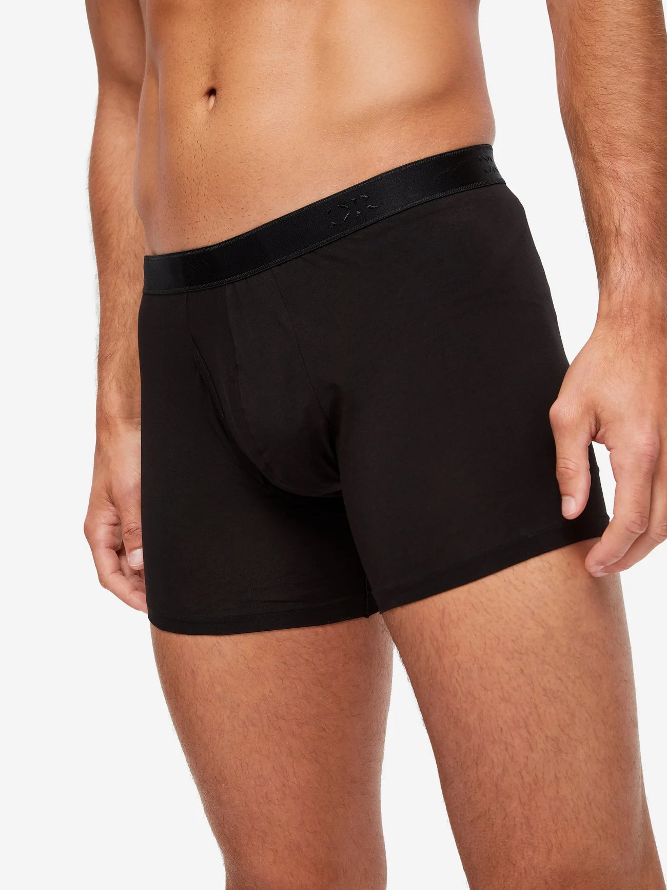 Men's Trunks Jack Pima Cotton Stretch Black XXL