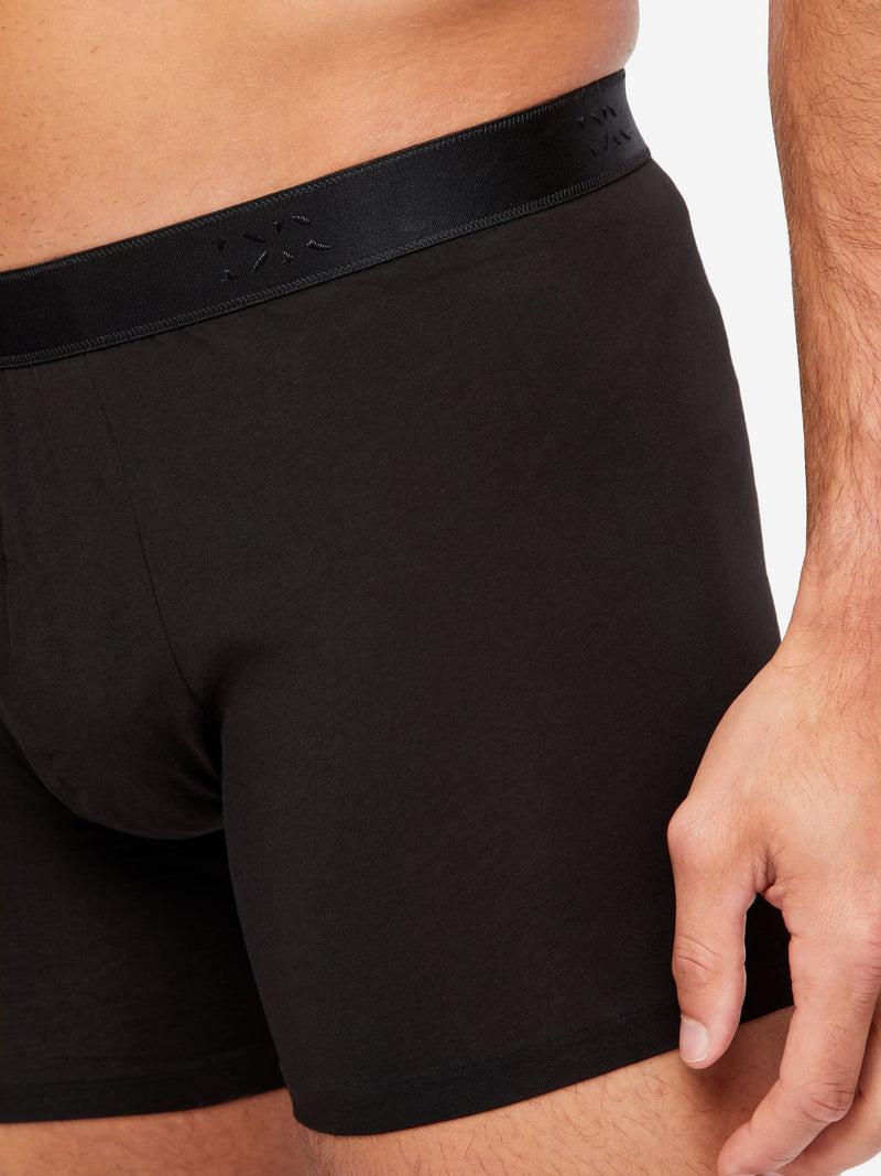 Men's Trunks Jack Pima Cotton Stretch Black XXL