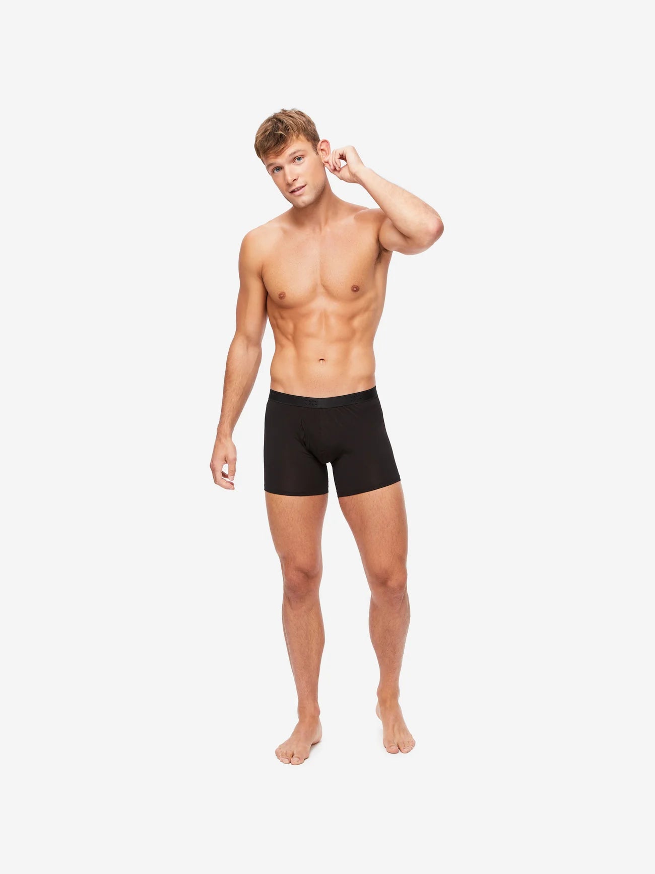 Men's Trunks Jack Pima Cotton Stretch Black XXL