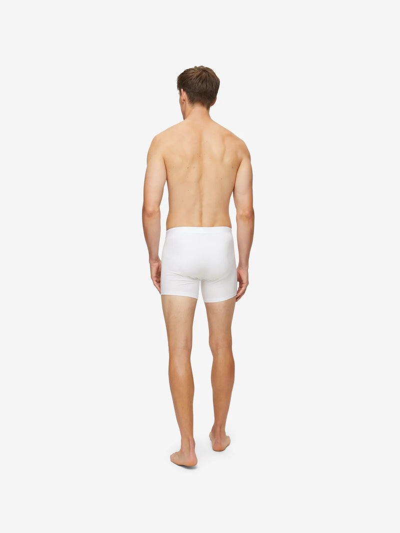 Men's Trunks Jack Pima Cotton Stretch White XXL